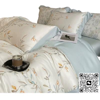 China Four Piece Set Of Silk Bed Sheets, Duvet Covers, Summer Ice Silk for sale