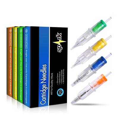 China Wholesale Permanent Makeup 1rl Multi-size Cartridge Needles Universal Permanent Needle Cartridge Disposable Tattoo for sale