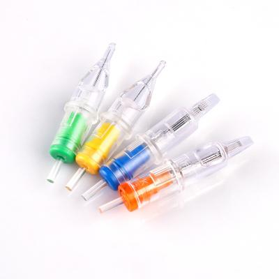 China New Permanent Tattoo Gun Needle Cartridge Set Tattoo Cartridge High Quality Quick New Connected Needle for sale