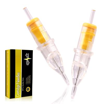 China Custom Logo RTS 20pcs/box Membrane PMU Permanent Disposable Tattoo Cartridges Tattoo Needles Cartridges for sale