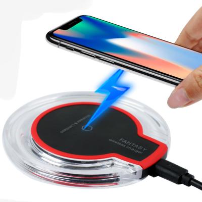 China K9 Mobile Phone Wireless Charger High Clear With Lightweight Wireless Mobile Cell Phone Charger Pad for sale