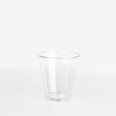 China Recyclable Custom Logo Cup Party Beverage Liquor Cups Packaging Clear Disposable Plastic 7oz-78mm for sale