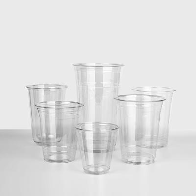 China 400ML-95mm Low Temperature Performance Cold PET Drink Cup China Juice Disposable Plastic Party Cups for sale