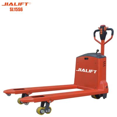 China 1500 kg 3000 kg Elektric Power Palet Jack Truck Voetganger Lifting Hoogte 200 mm Te koop