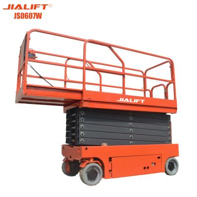 Κίνα Αεροπορική πλατφόρμα Jiali Forklift Αυτοκινητοποιημένη πλατφόρμα εργασίας τύπου ψαλίδι 7,8m CE προς πώληση