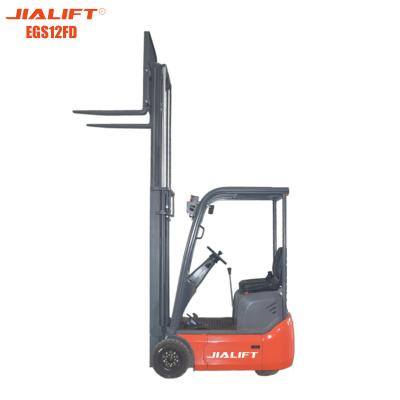 China Counterbalance Pallet Stacker Three Wheel Seated On 1200kg 3m Lifting for sale