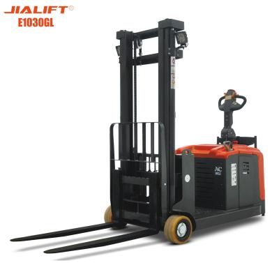 China Motorized Electric Counterbalance Forklift Stacker Capacity 1000kg Lifting 2.2kw for sale