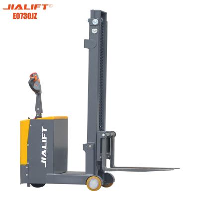 China Electric Counterbalanced Stacker Pedestrian Lifting Height 3000mm 700kg for sale