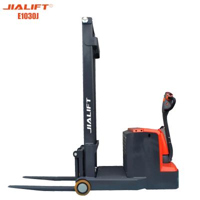 China 1 ton elektrische counterbalance vorkhef 3000 mm industriële walkie stacker Te koop