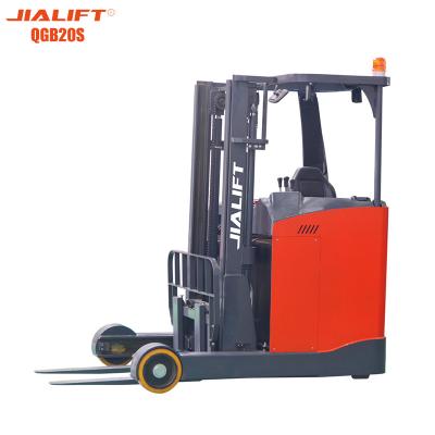 China 11kw Electric Stacker Forklift 1300kg Standing On 1300kg Lifting Height 4.5m for sale