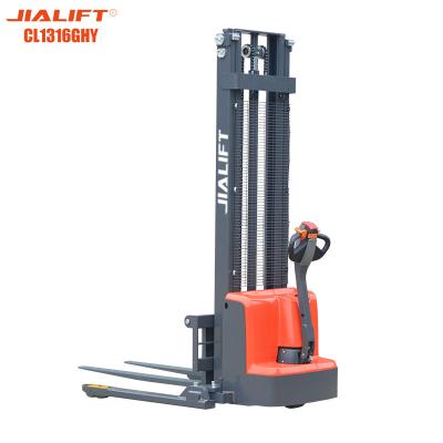 China Pedestrian Electric Stacker 1 Ton 1.5 Ton 1300kg Lifting Height 1600mm for sale