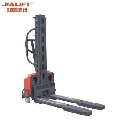 Cina Semi-lifting stacker (SPNseries, Pedestrian) SCDS0515 Peso di trazione nominale 500kg Altezza di sollevamento 1500mm Reach Stacker in vendita