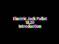 High Lift Heavy Duty Electric Pallet Truck Rated Traction Weight 2 tons