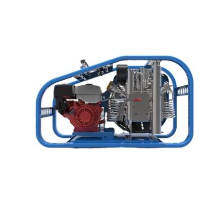 China Oil Lubricated China factory good quality auto stop portable air compressor high pressure 300bar for fire fighting equipment for sale