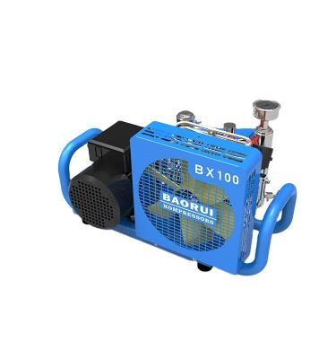 China Oil Lubricated 4500psi 300bar high pressure air compressor for scuba diving for sale