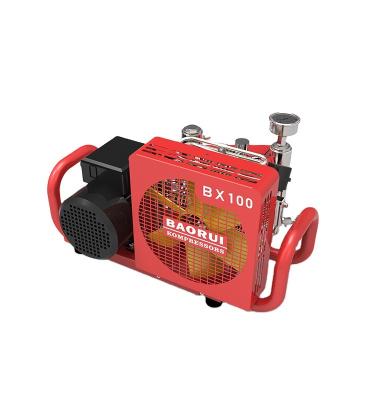 China Lubricated Factory direct sale2.2kw  300bar high pressure portable air compressor for scuba diving fire fighting equipments for sale