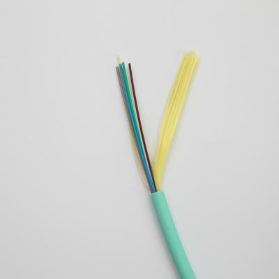 China 4-12 Core OM3 OM4 GJFJH GJFJV Distribution Tight Buffer Fiber INDOOR CONSTRUCTION Indoor Optic Cable for sale