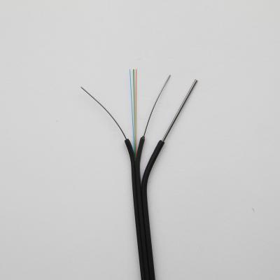 China LSZH Outdoor Drop Ftth Optical Fiber Cable Gjyxch 1-4 Core Ftth Drop Cable for sale