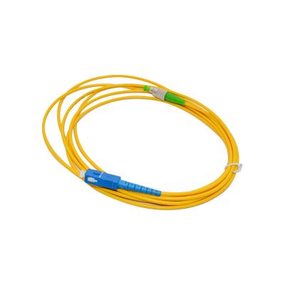 China Fc-Sc Singlemode SC APC Fiber Optic Patch Tie Simplex Fc-Sc Fiber Patch Cord FC-SC-3M-SM-U for sale