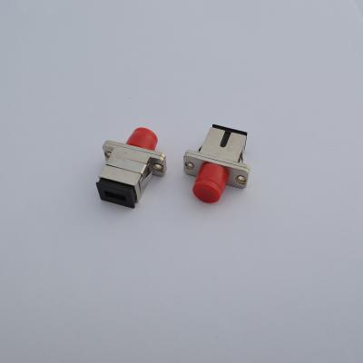 China Plastic OEM Shell Fiber Optics Fc Metal To SC Adapter FC Fiber Optic Fiber Adapter for sale