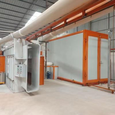 China Hotels Manual Powder Coating Line Metal Powder Coating Production Line for sale