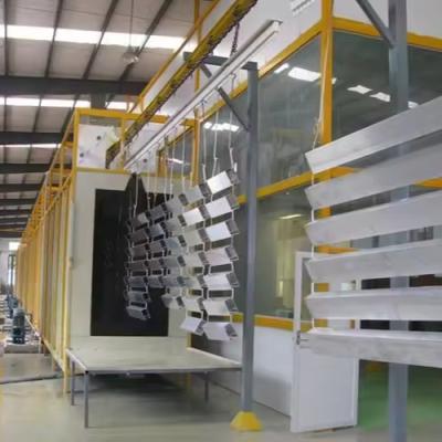 China Hotels Hot Sale High Quality High Efficiency Fully Automatic Aluminum Powder Coating Line for sale