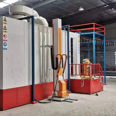 China Hotels Automatic PVC Wire Mesh Fence Powder Coating Dip Machine Curing Oven Type Hardware Handle Grips Processing Powder Coating Line for sale