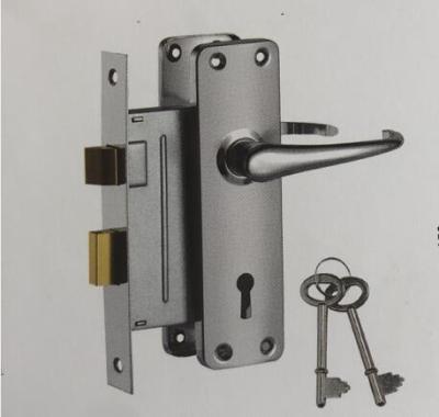 China Plastic Iron ATLAS 687 Door Handle Hotel Door Lock for sale