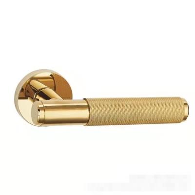 China Australia Modern Luxury Market Mortise Brass Material Door Lock Set Brass Handle Door Knob Passage Lever Set For Room And Home Door for sale