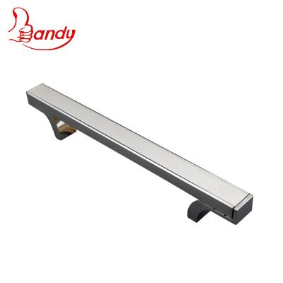 China Modern Furniture Aluminum Profile With Zamak Curve Leg Handle Zinc Alloy Color And Size Length Customized Handle for sale