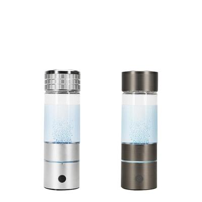 China Water Molecule Link Structure Portable Alkaline Hydrogen Water Bottle Generator Cup Car Hydrogen Generator for Water Treatment Appliances for sale