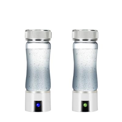 China Hotel USB Rechargeable Portable Hydrogen Water Generator Yiding Maker and Ionizer Rich Hydrogen Water in OEM Bottle for sale