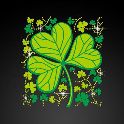 China Customized Else Patrick's Day Printing Vinyl Heat Transfer Patterns Iron On Heat Transfer For T Shirts for sale