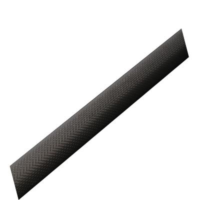 China 3K Matte Finish Twill Round Carbon Fiber Tube For Tool Handles for sale