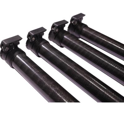 China ODM Gutter Vacuum Pole 20FT Carbon Fibre Gutter Pole For Villa Roof Drain for sale