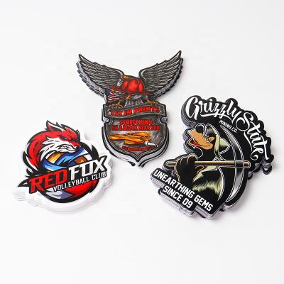 China Custom Shapes Cheap Printed Sticker Decorations, Motorcycles, Helmets, Cartoon Stickers Vinyl Custom Die Cut Stickers for sale