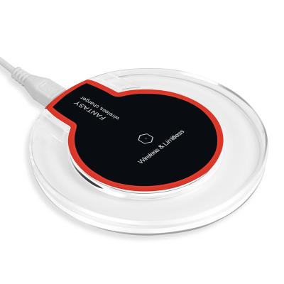 China UniversalÂ   Cheappest Qi Fast Universal Wireless Charger K9 5w Ultra-thin Sale Radio Charging Mobile Phone for sale