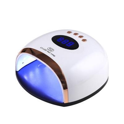 China Home Use Table Foot Hand Sensor Smart LED Display 148W Nail Gel Dryer Lamp UV Led Nail Night For Nail Polish for sale