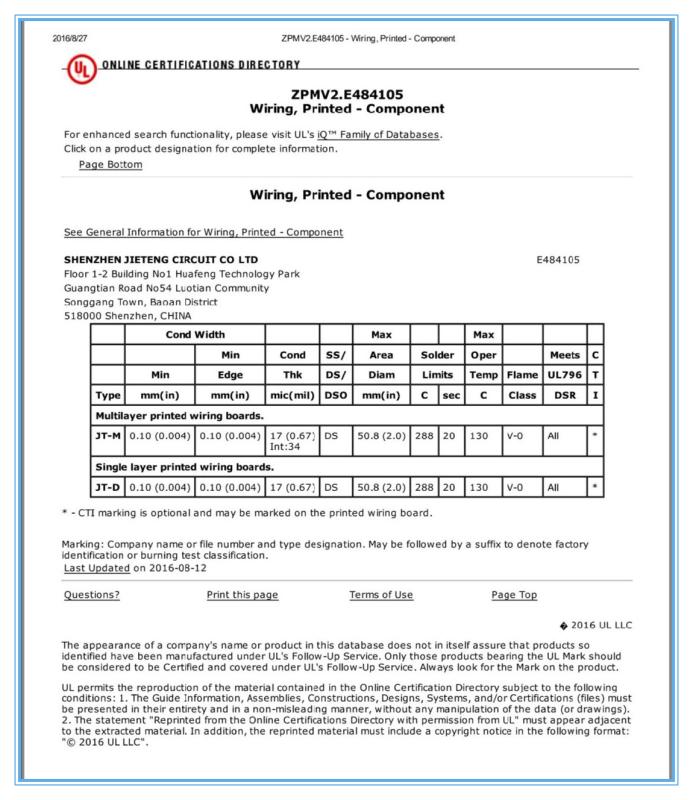 RoHS - ShenZhen Jieteng Circuit Co., Ltd.