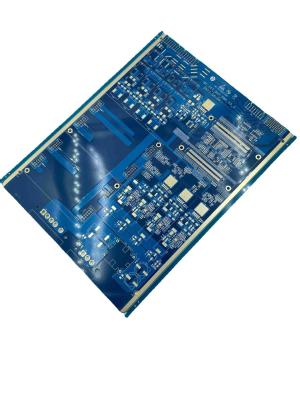 China Industriekamera Mehrschicht-PCB mit halogenfreier blauer Lötmaske und IPC-II-Standard zu verkaufen