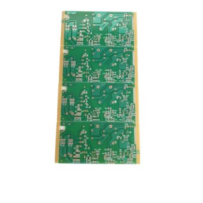 中国 1.6 Thick Green 6-Layer PCB Board Oil Immersed Gold Process With Half Holes On Four Sides 販売のため