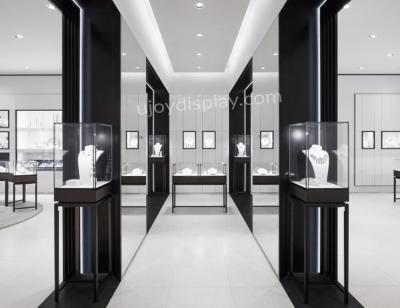 China Modern Custom Jewelry Shop Design Jewelry Store Showcase Storefront Window Display for sale