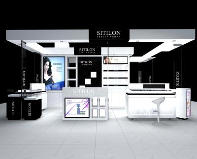 China Modern Cosmetic Kiosk Manufacturer Makeup Mall Kiosk Supplier in China for sale