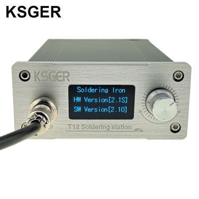 China Repair Tools KSGER T12 Station STM32 V2.1S OLED T12 Soldering Iron Tips DIY FX9501 Handle Tools CNC Aluminum Alloy Case Auto-Sleep EU Plug computer for sale