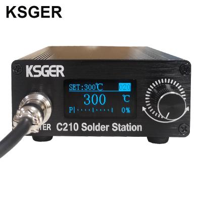 China Mobile Phone Repair KSGER OLED Electronic Lead Free Heater 1S CNB-210 Fast Soldering Soldering Station For JBC Tipping 75 Power for sale