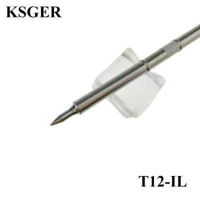 China KSGER 24V Use KSGER Tools Fx-951 8s 72W Heating Station T12 Iron Fast Home Soldering T12-IL Electronic Soldering Tip for sale