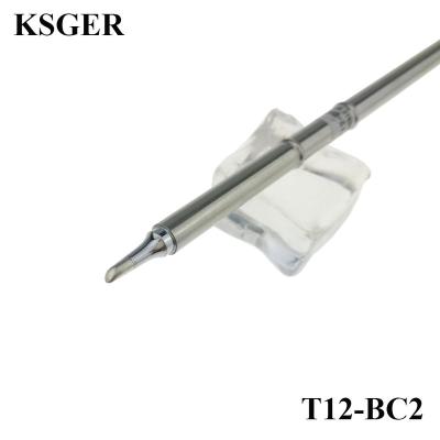 China Home Use KSGER 24V Tools 8s Fast Soldering Heater 72W For FX-951 DIY Handle Station T12 Iron Solder T12-BC2 Electronic Soldering Tip for sale