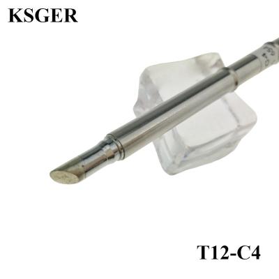 China Home Use KSGER 24V Tools 8s Fast Soldering Heater 72W For FX-951 DIY Handle Station T12 Iron Solder T12-C4 Electronic Soldering Tip for sale