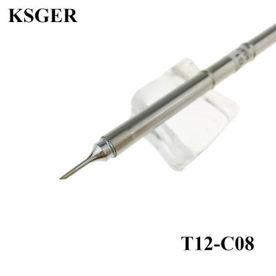 China KSGER 24V Heater 72W DIY Tools Fx-951 8s Handle STM32 Electric Welding Station T12 Iron Welding Quick Tip T12-C08 for sale