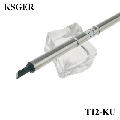 China Home Use KSGER Soldering Iron For FX951 STM32 OLED/LED Soldering Station 7S Melt Can XA-KU Black T12 DIY High Grade Solder Tips for sale